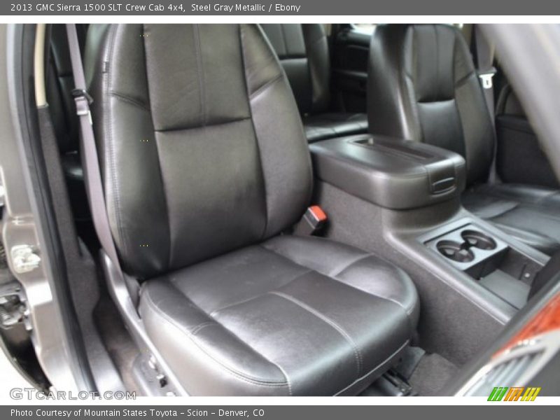Steel Gray Metallic / Ebony 2013 GMC Sierra 1500 SLT Crew Cab 4x4