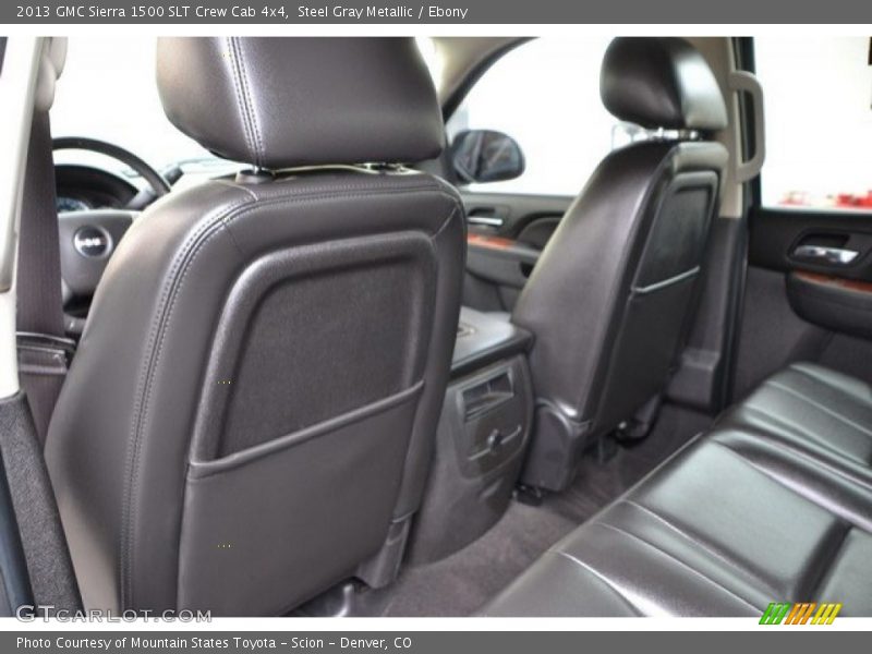 Steel Gray Metallic / Ebony 2013 GMC Sierra 1500 SLT Crew Cab 4x4