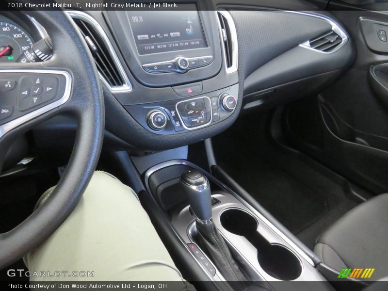 Nightfall Gray Metallic / Jet Black 2018 Chevrolet Malibu LT
