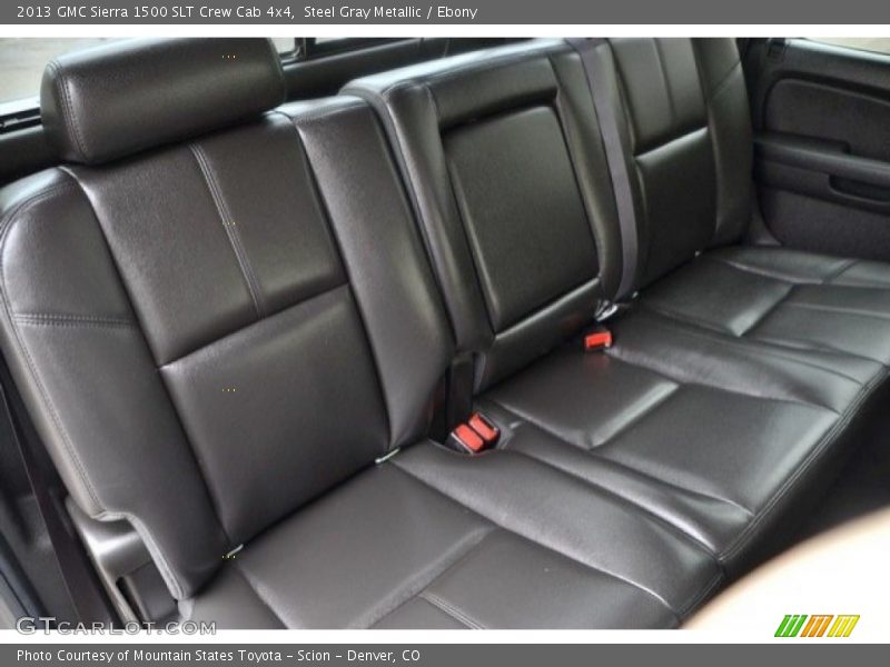 Steel Gray Metallic / Ebony 2013 GMC Sierra 1500 SLT Crew Cab 4x4