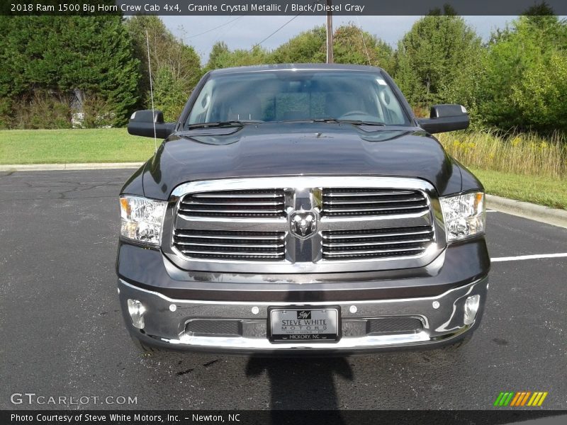 Granite Crystal Metallic / Black/Diesel Gray 2018 Ram 1500 Big Horn Crew Cab 4x4