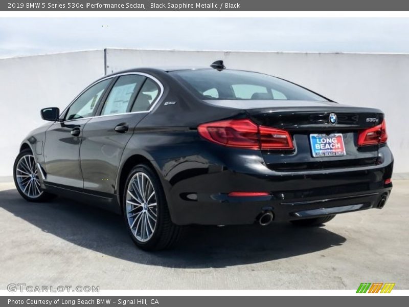 Black Sapphire Metallic / Black 2019 BMW 5 Series 530e iPerformance Sedan
