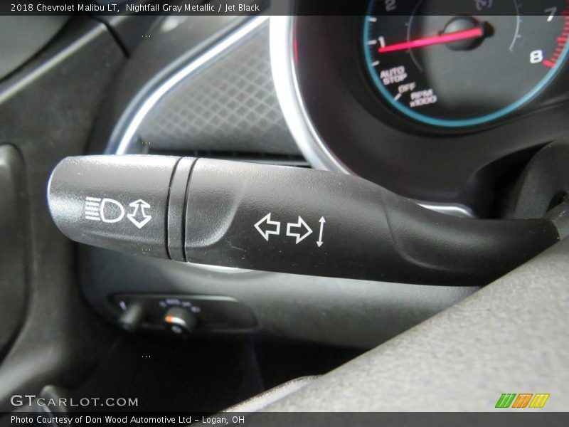 Nightfall Gray Metallic / Jet Black 2018 Chevrolet Malibu LT