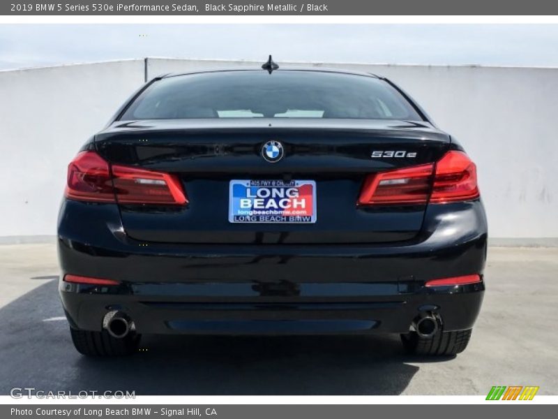 Black Sapphire Metallic / Black 2019 BMW 5 Series 530e iPerformance Sedan