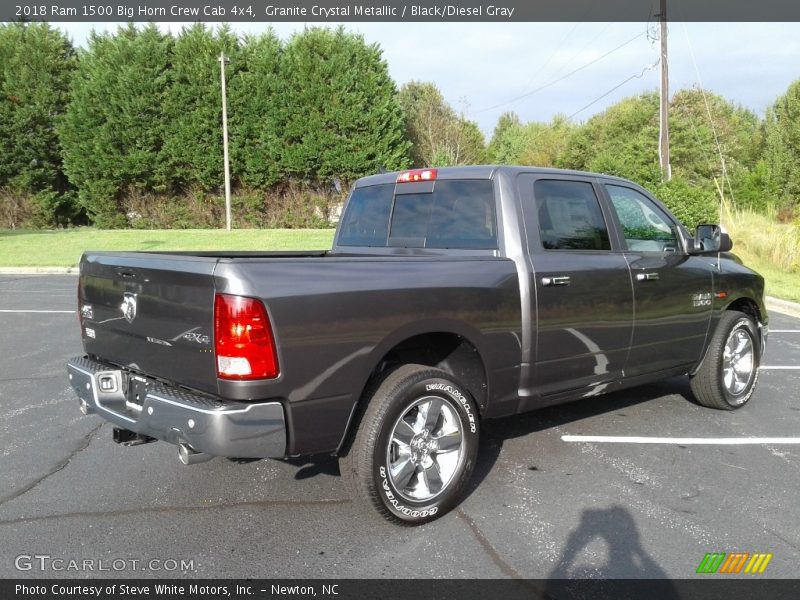 Granite Crystal Metallic / Black/Diesel Gray 2018 Ram 1500 Big Horn Crew Cab 4x4