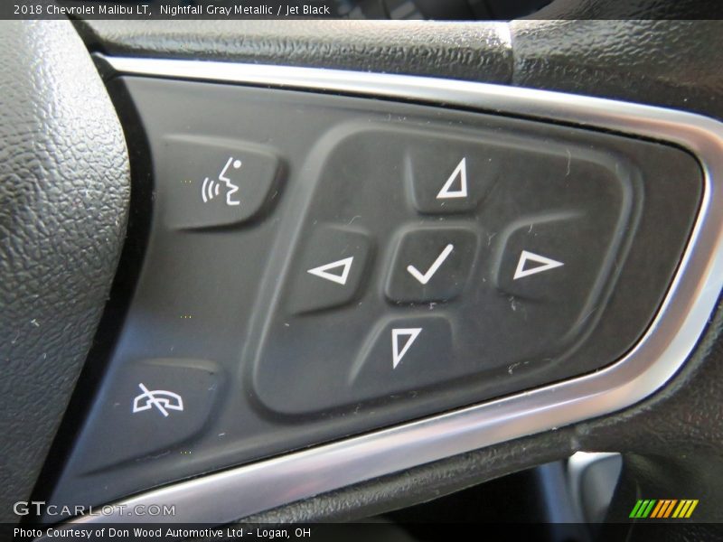 Nightfall Gray Metallic / Jet Black 2018 Chevrolet Malibu LT