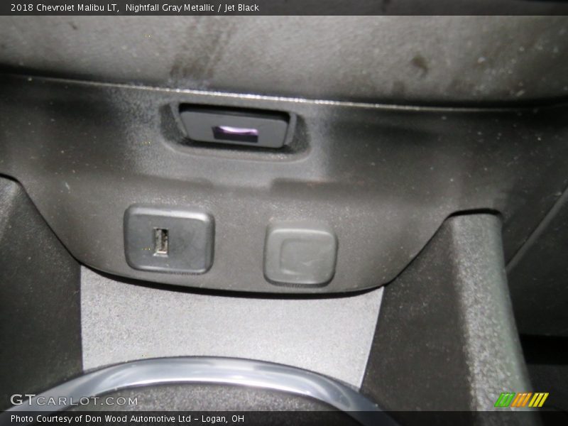 Nightfall Gray Metallic / Jet Black 2018 Chevrolet Malibu LT