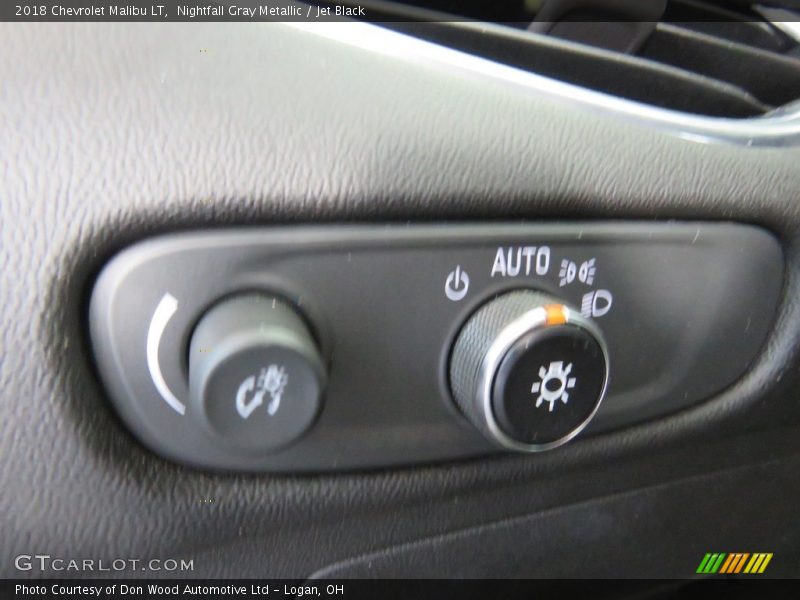 Nightfall Gray Metallic / Jet Black 2018 Chevrolet Malibu LT