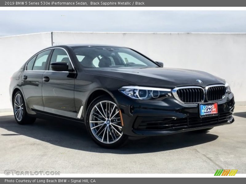 Black Sapphire Metallic / Black 2019 BMW 5 Series 530e iPerformance Sedan