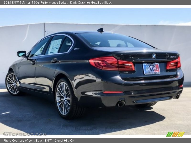Dark Graphite Metallic / Black 2019 BMW 5 Series 530e iPerformance Sedan