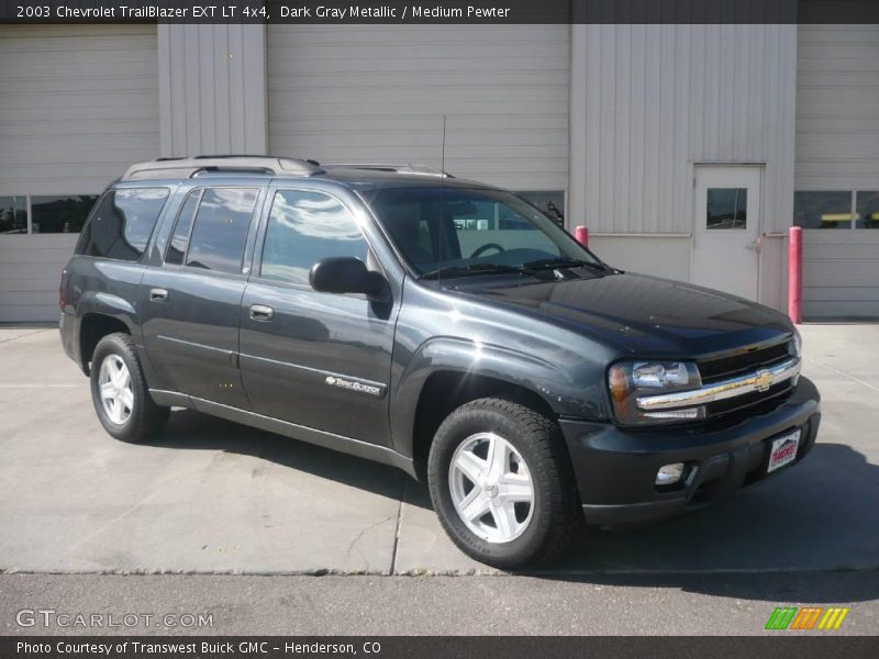 Dark Gray Metallic / Medium Pewter 2003 Chevrolet TrailBlazer EXT LT 4x4