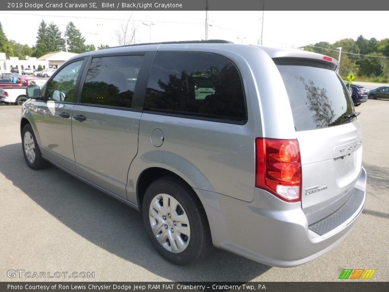 Billet / Black/Light Graystone 2019 Dodge Grand Caravan SE