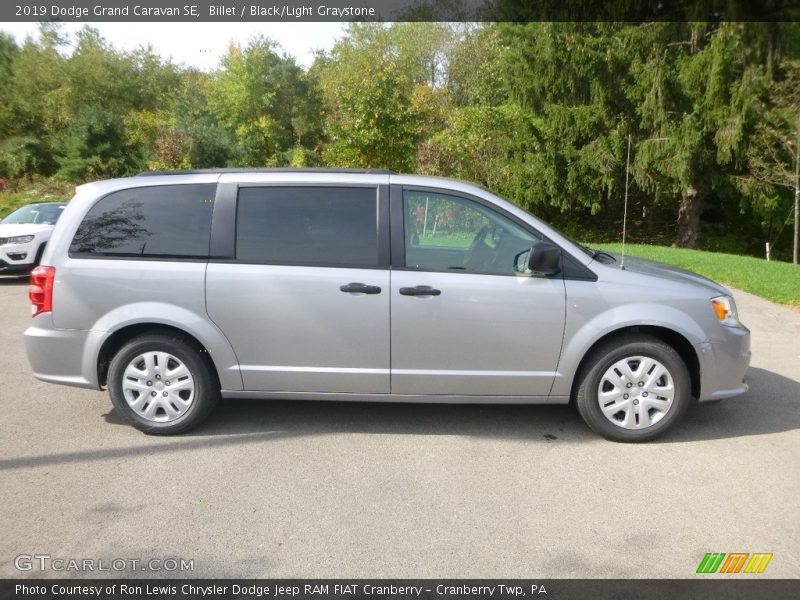 Billet / Black/Light Graystone 2019 Dodge Grand Caravan SE