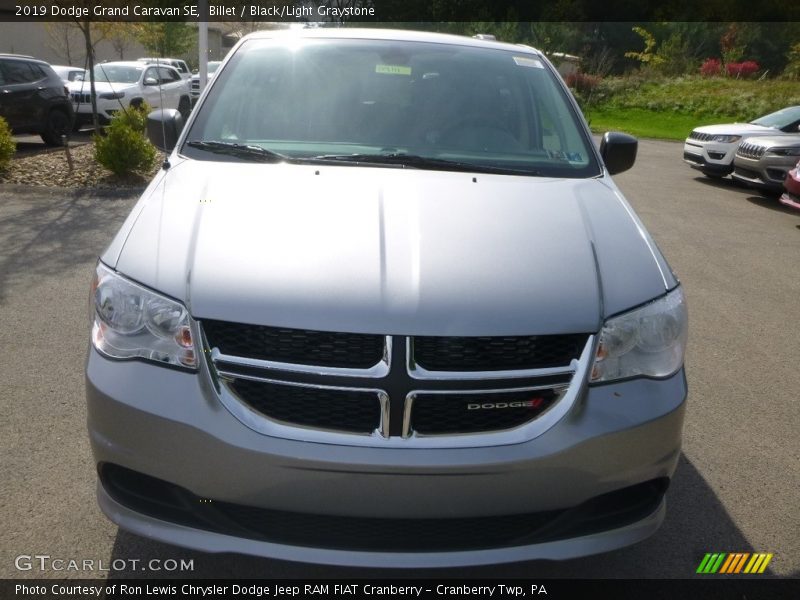 Billet / Black/Light Graystone 2019 Dodge Grand Caravan SE