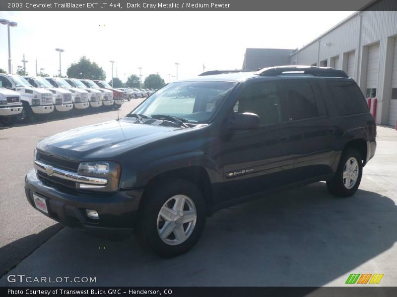 Dark Gray Metallic / Medium Pewter 2003 Chevrolet TrailBlazer EXT LT 4x4