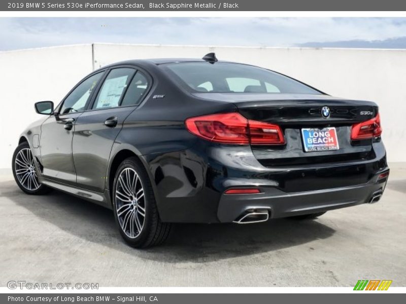 Black Sapphire Metallic / Black 2019 BMW 5 Series 530e iPerformance Sedan