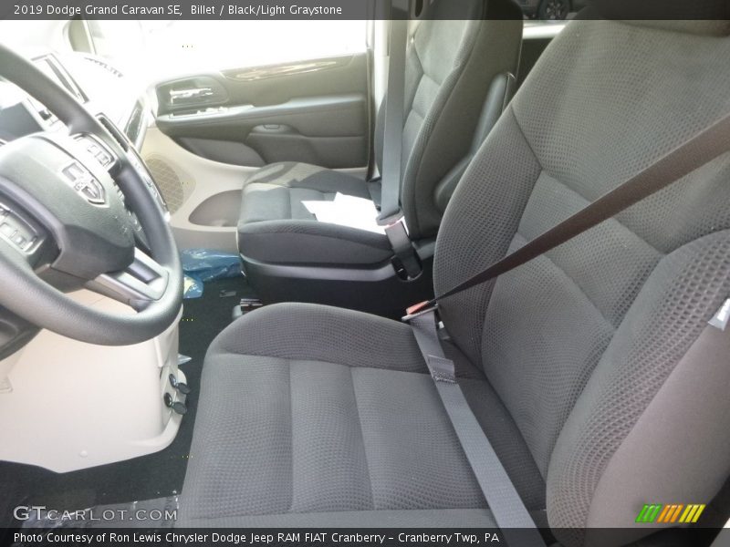 Billet / Black/Light Graystone 2019 Dodge Grand Caravan SE