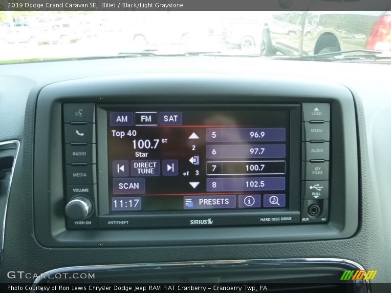 Billet / Black/Light Graystone 2019 Dodge Grand Caravan SE
