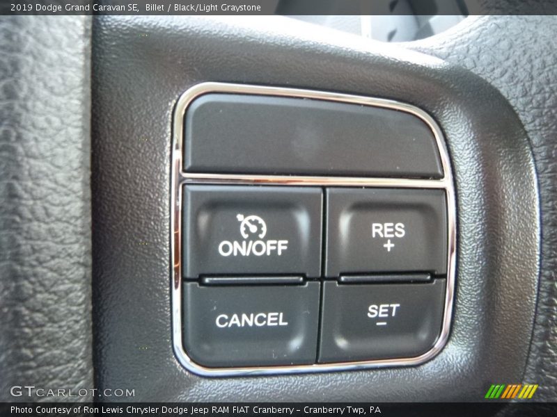 Billet / Black/Light Graystone 2019 Dodge Grand Caravan SE