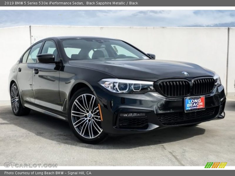 Black Sapphire Metallic / Black 2019 BMW 5 Series 530e iPerformance Sedan