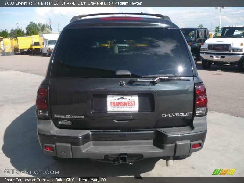 Dark Gray Metallic / Medium Pewter 2003 Chevrolet TrailBlazer EXT LT 4x4