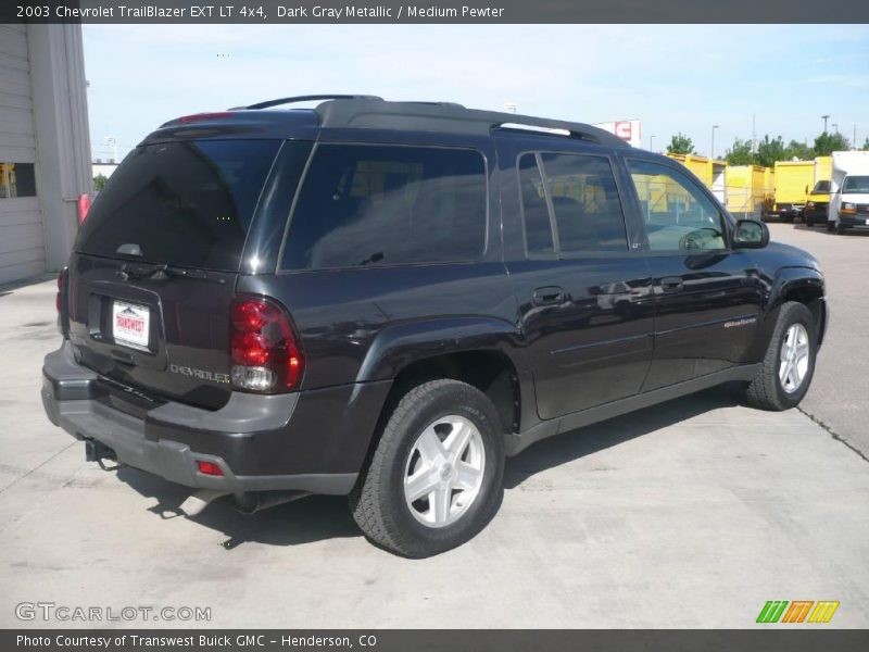 Dark Gray Metallic / Medium Pewter 2003 Chevrolet TrailBlazer EXT LT 4x4