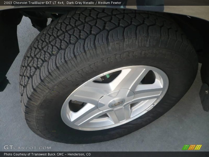 Dark Gray Metallic / Medium Pewter 2003 Chevrolet TrailBlazer EXT LT 4x4