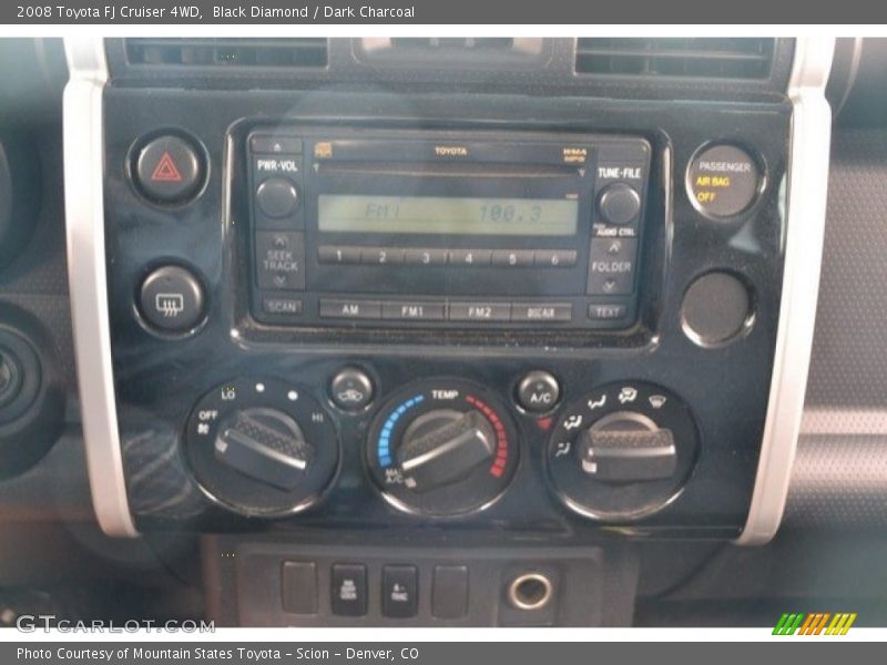 Black Diamond / Dark Charcoal 2008 Toyota FJ Cruiser 4WD