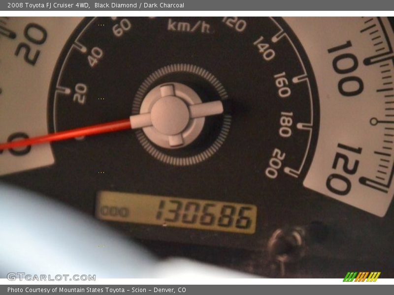 Black Diamond / Dark Charcoal 2008 Toyota FJ Cruiser 4WD