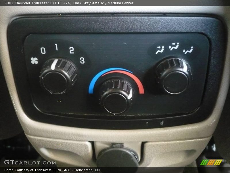 Dark Gray Metallic / Medium Pewter 2003 Chevrolet TrailBlazer EXT LT 4x4