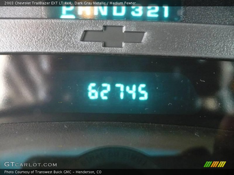 Dark Gray Metallic / Medium Pewter 2003 Chevrolet TrailBlazer EXT LT 4x4