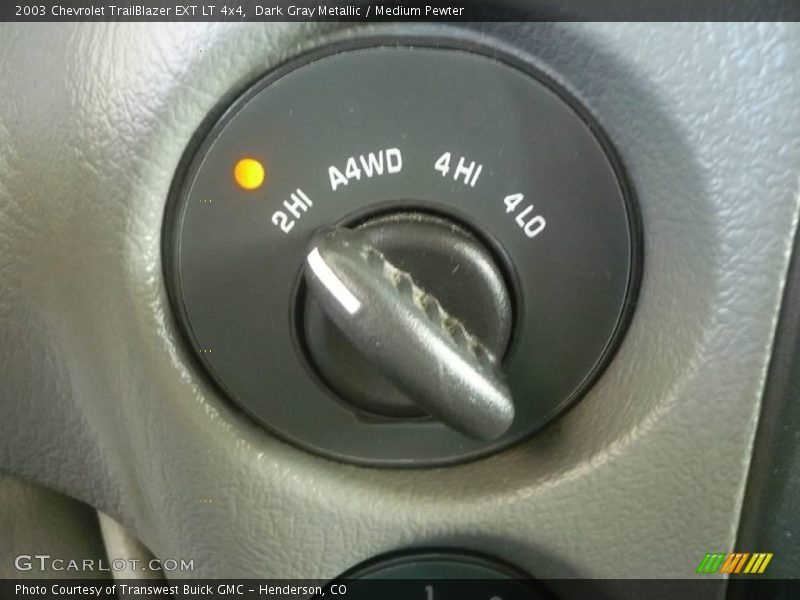 Dark Gray Metallic / Medium Pewter 2003 Chevrolet TrailBlazer EXT LT 4x4