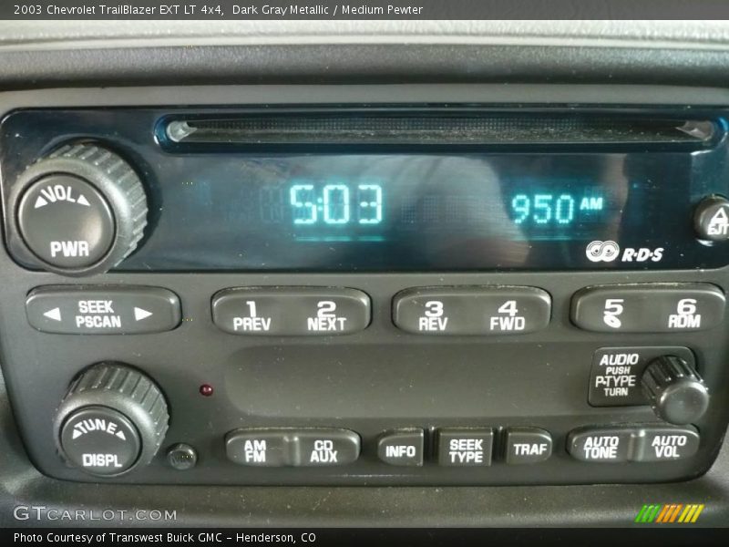 Dark Gray Metallic / Medium Pewter 2003 Chevrolet TrailBlazer EXT LT 4x4