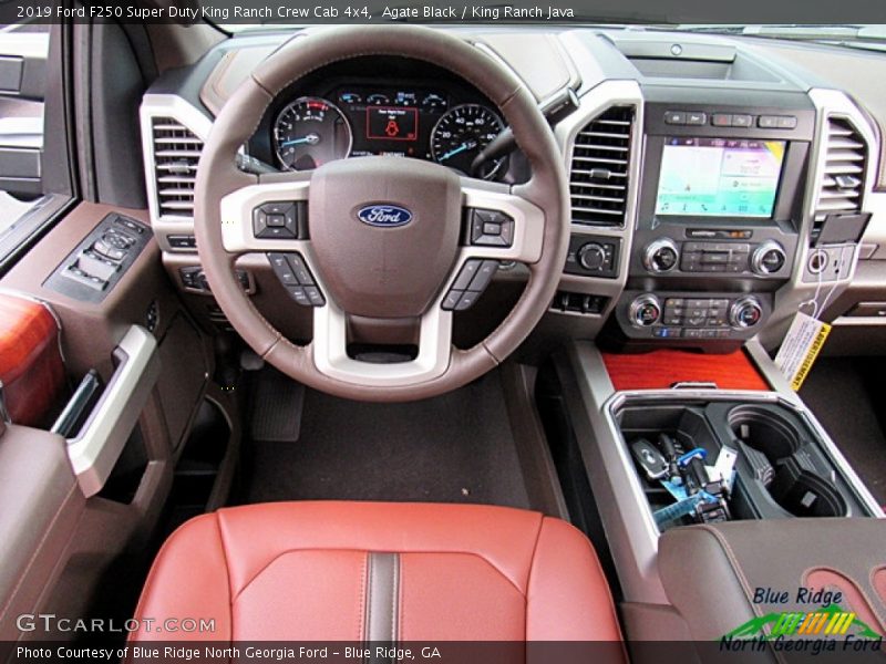 Agate Black / King Ranch Java 2019 Ford F250 Super Duty King Ranch Crew Cab 4x4