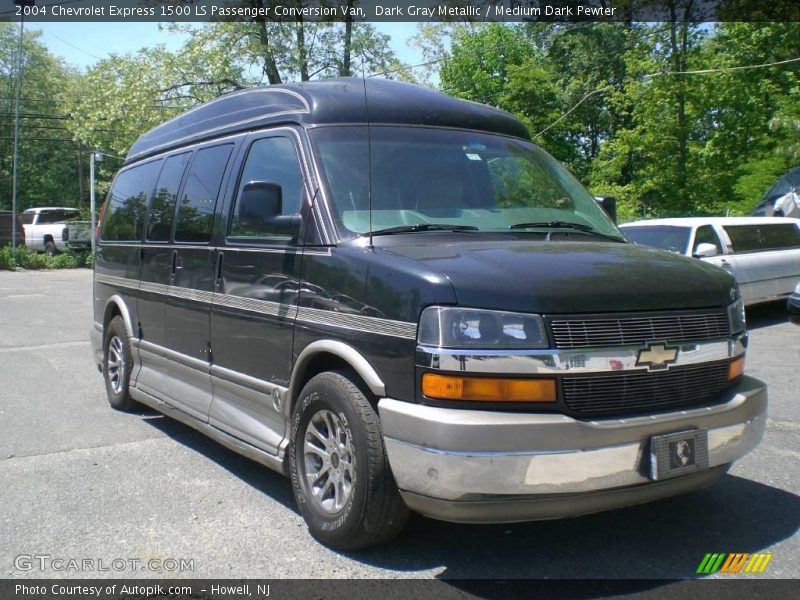 Dark Gray Metallic / Medium Dark Pewter 2004 Chevrolet Express 1500 LS Passenger Conversion Van