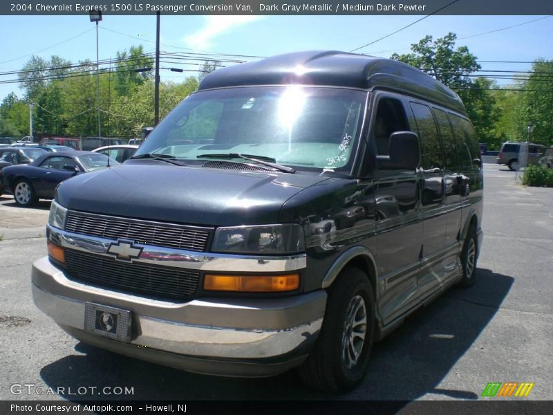 Dark Gray Metallic / Medium Dark Pewter 2004 Chevrolet Express 1500 LS Passenger Conversion Van