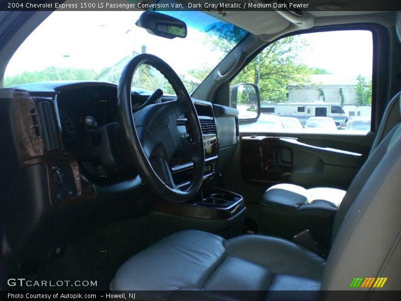 Dark Gray Metallic / Medium Dark Pewter 2004 Chevrolet Express 1500 LS Passenger Conversion Van