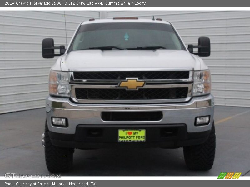 Summit White / Ebony 2014 Chevrolet Silverado 3500HD LTZ Crew Cab 4x4