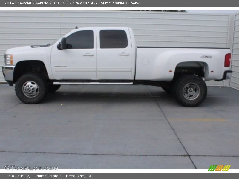 Summit White / Ebony 2014 Chevrolet Silverado 3500HD LTZ Crew Cab 4x4