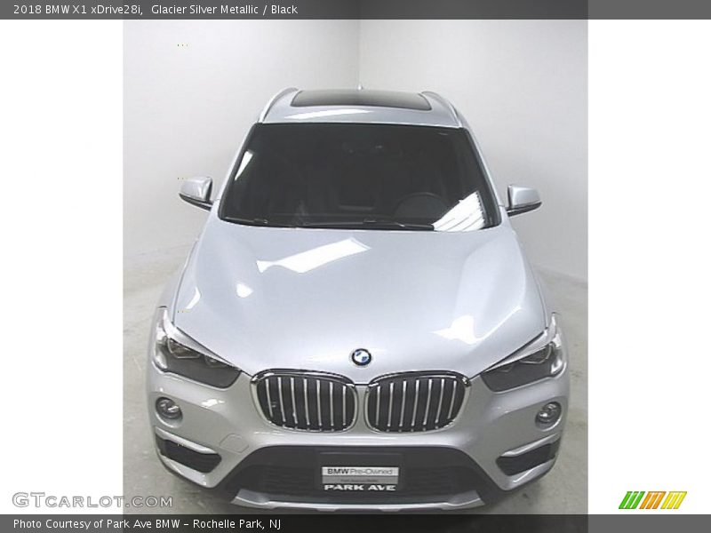 Glacier Silver Metallic / Black 2018 BMW X1 xDrive28i