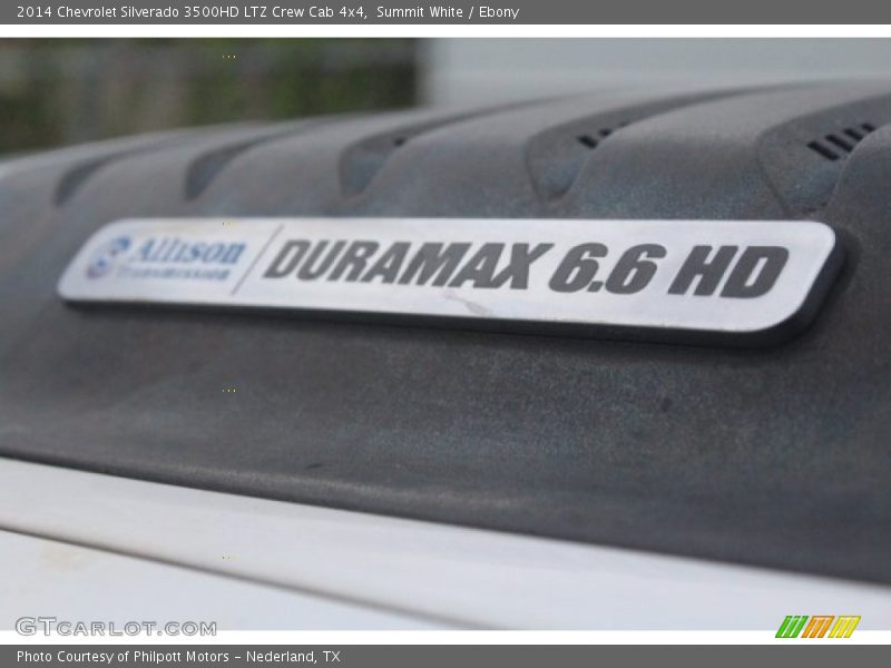 Summit White / Ebony 2014 Chevrolet Silverado 3500HD LTZ Crew Cab 4x4