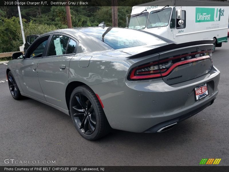 Destroyer Gray / Black 2018 Dodge Charger R/T