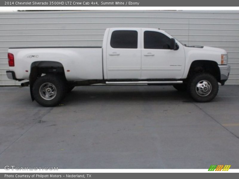 Summit White / Ebony 2014 Chevrolet Silverado 3500HD LTZ Crew Cab 4x4