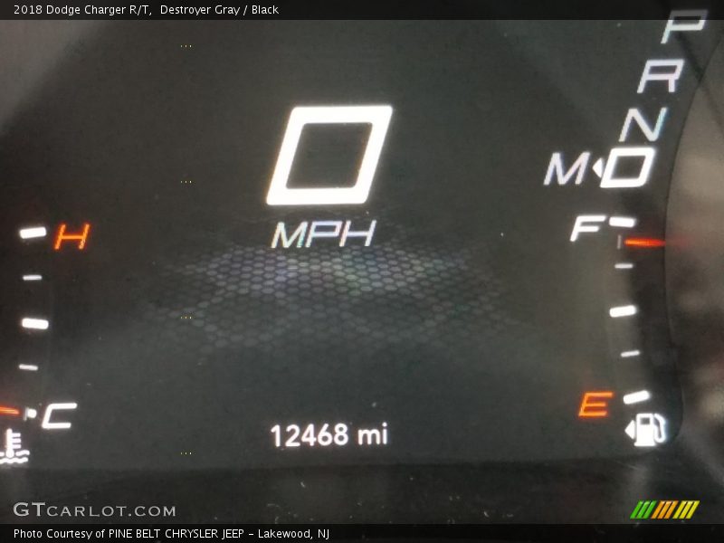 Destroyer Gray / Black 2018 Dodge Charger R/T