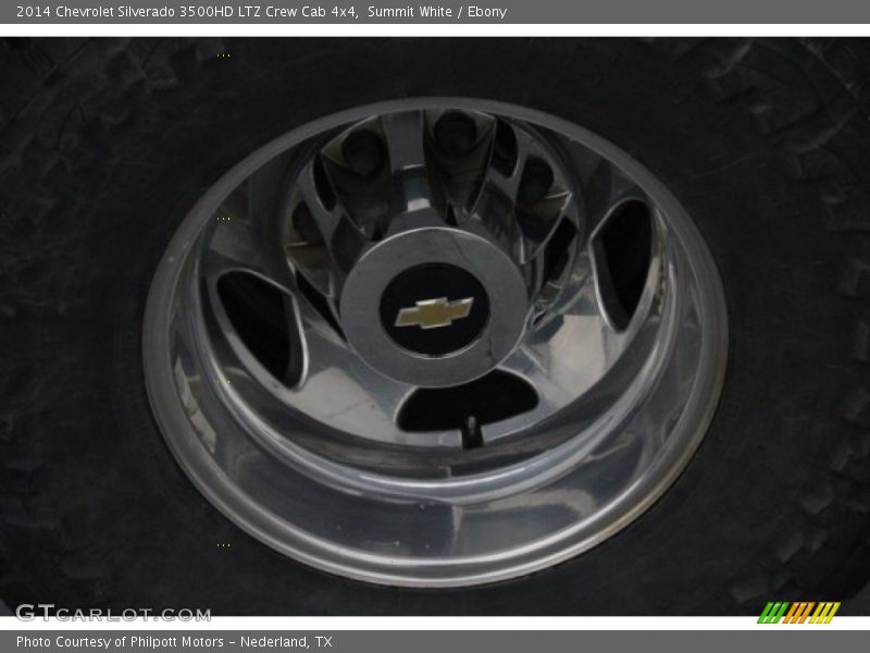 Summit White / Ebony 2014 Chevrolet Silverado 3500HD LTZ Crew Cab 4x4