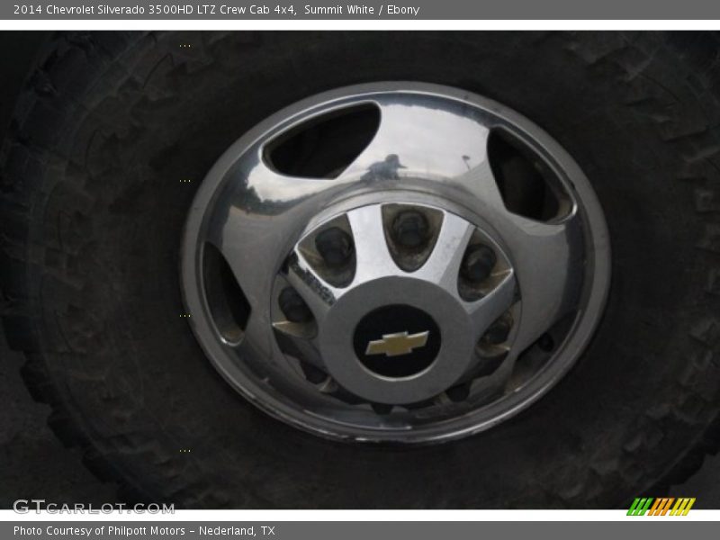 Summit White / Ebony 2014 Chevrolet Silverado 3500HD LTZ Crew Cab 4x4