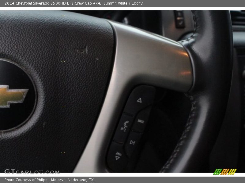 Summit White / Ebony 2014 Chevrolet Silverado 3500HD LTZ Crew Cab 4x4