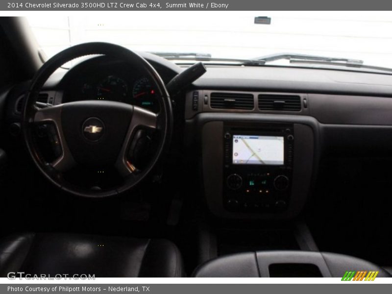Summit White / Ebony 2014 Chevrolet Silverado 3500HD LTZ Crew Cab 4x4