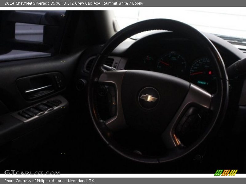 Summit White / Ebony 2014 Chevrolet Silverado 3500HD LTZ Crew Cab 4x4