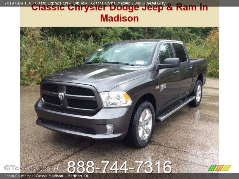 Granite Crystal Metallic / Black/Diesel Gray 2019 Ram 1500 Classic Express Crew Cab 4x4